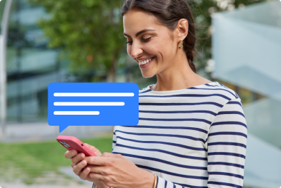Non-Masking SMS